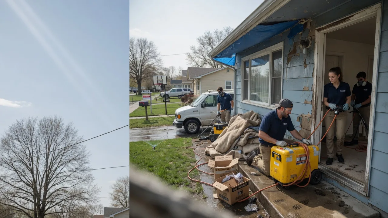 Basement Flood Cleanup in Cromwell, IN near me